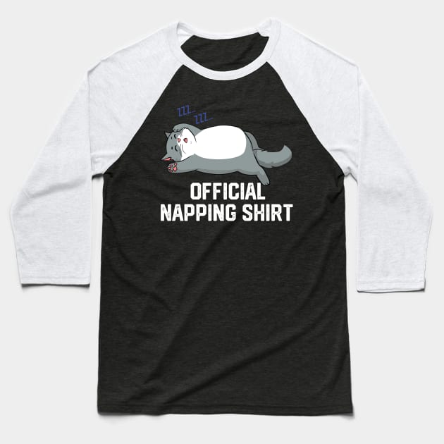 official napping shirt Baseball T-Shirt by spantshirt